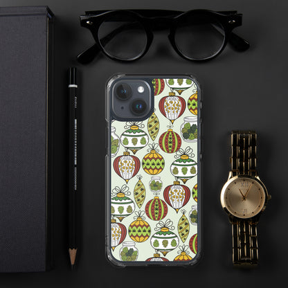 Cannabis Ornament IPhone Case, Christmas Weed IPhone Cover, Holiday Stoner Gift for Her or Him