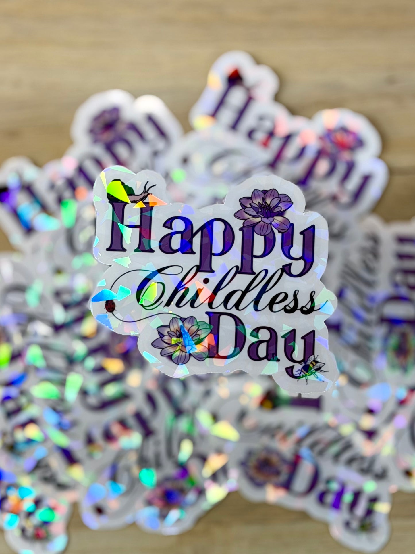 Happy Childless Day Sticker, Funny Child- free gifts, Childless Waterproof Decal