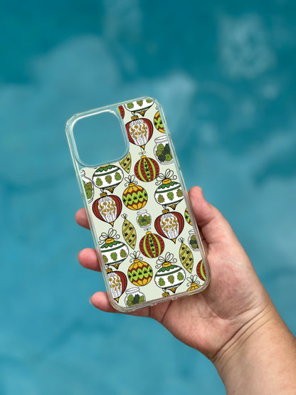 Cannabis Ornament IPhone Case, Christmas Weed IPhone Cover, Holiday Stoner Gift for Her or Him