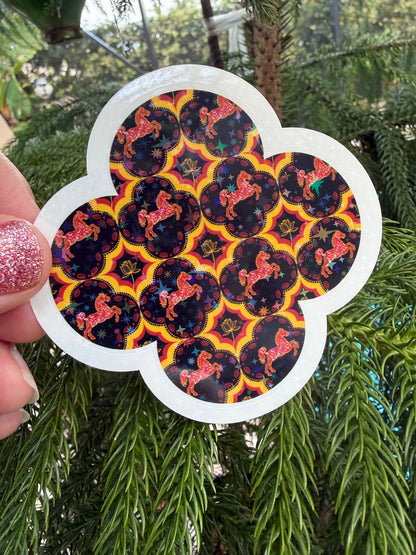 Year of the Horse Sticker – Chinese New Year Zodiac Vinyl Sticker – Lunar New Year Horse Decal – Waterproof Astrology Gift
