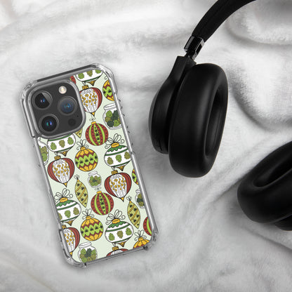 Cannabis Ornament IPhone Case, Christmas Weed IPhone Cover, Holiday Stoner Gift for Her or Him